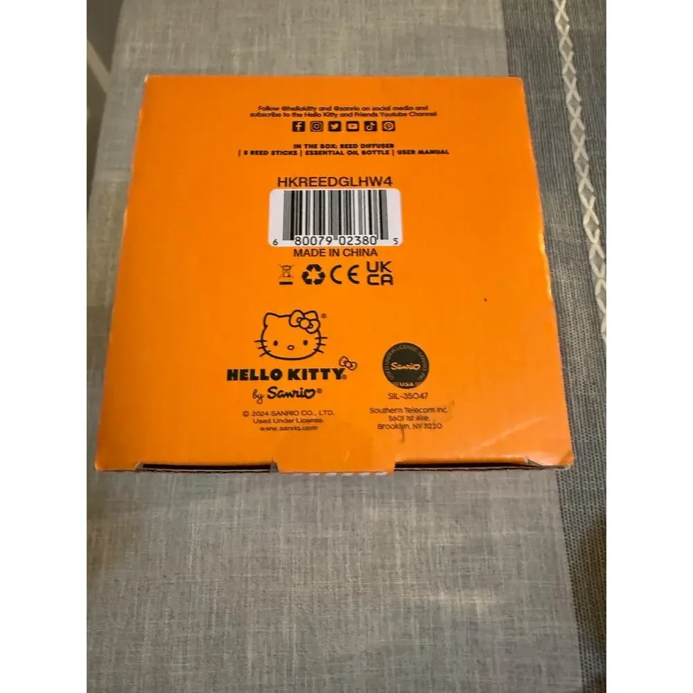 🎃 Hello Kitty Halloween Ceramic Reed Diffuser Vanilla Scent w/ Box 🎀
